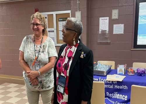 Maxine Smalling (right) and Patricia Myers