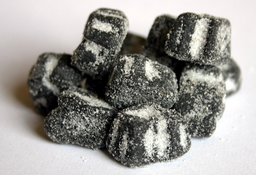 Salted licorice