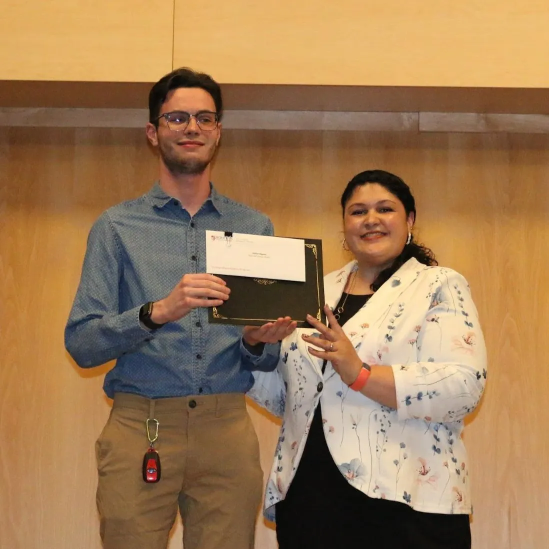 Hope & Courage Nathan Magaw (With Professor Lindsey Mwene)