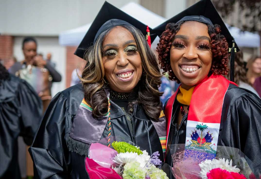 Two nurses in discussion